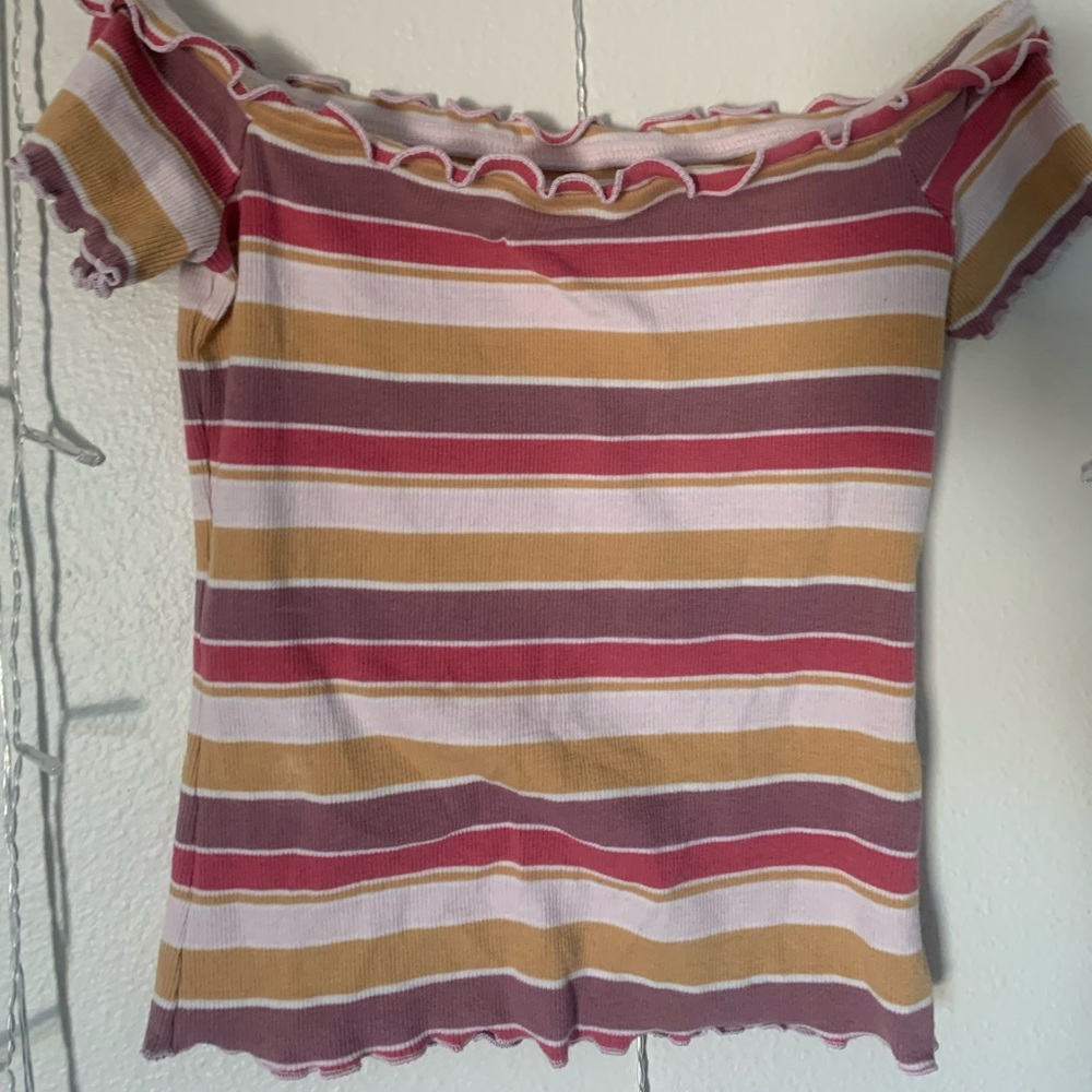 a off the shoulder shirt